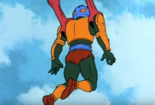 Man-at-Arms Carried by Pteradactyl