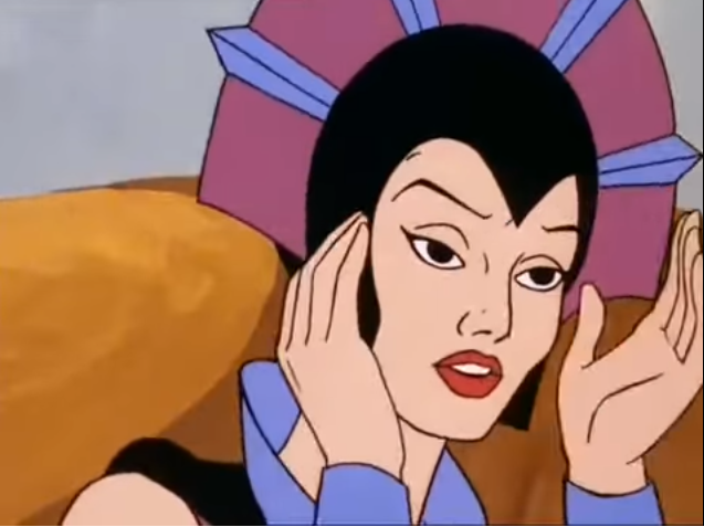 Evil-Lyn Removes Helmet