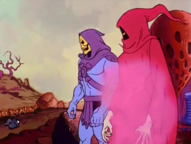 Shadow Weaver and Skeletor from "Of Shadows of Skulls."