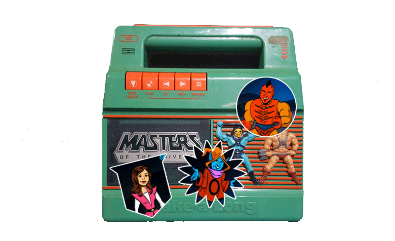 He-Man Tape Player, Featuring The Wizard's Nightshirt Cast