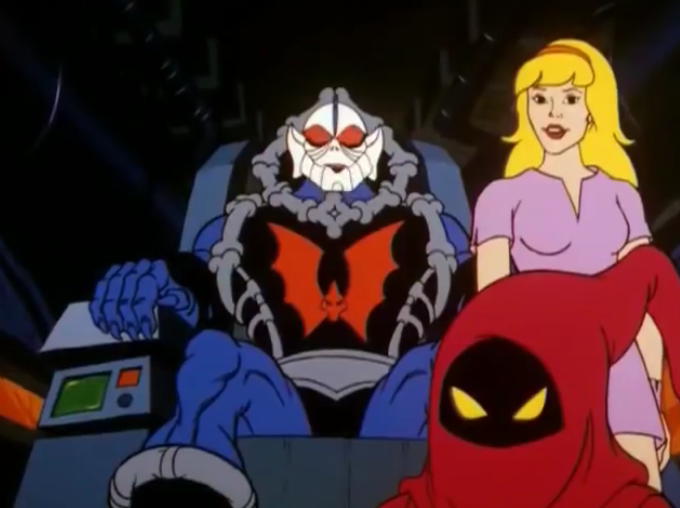 Hordak, Shadow Weaver and Dina in "The Locket"