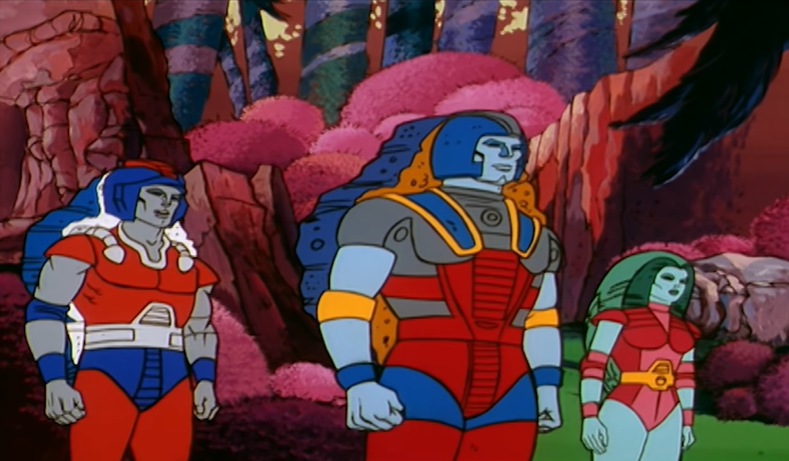 Rokkon, Stonedar and Granita in the She-Ra episode "The Rock People."