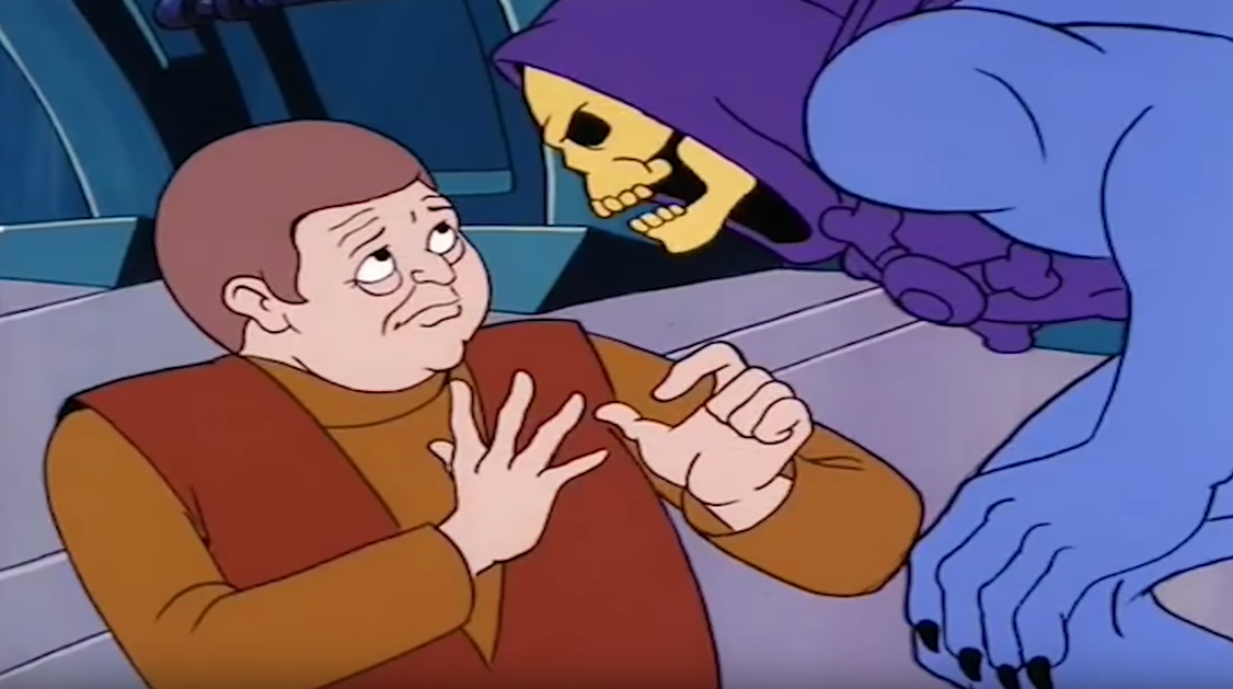 Maddok and Skeletor in "To Save the Creatures"